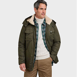 Waterproof Jacket With Sherpa Lining